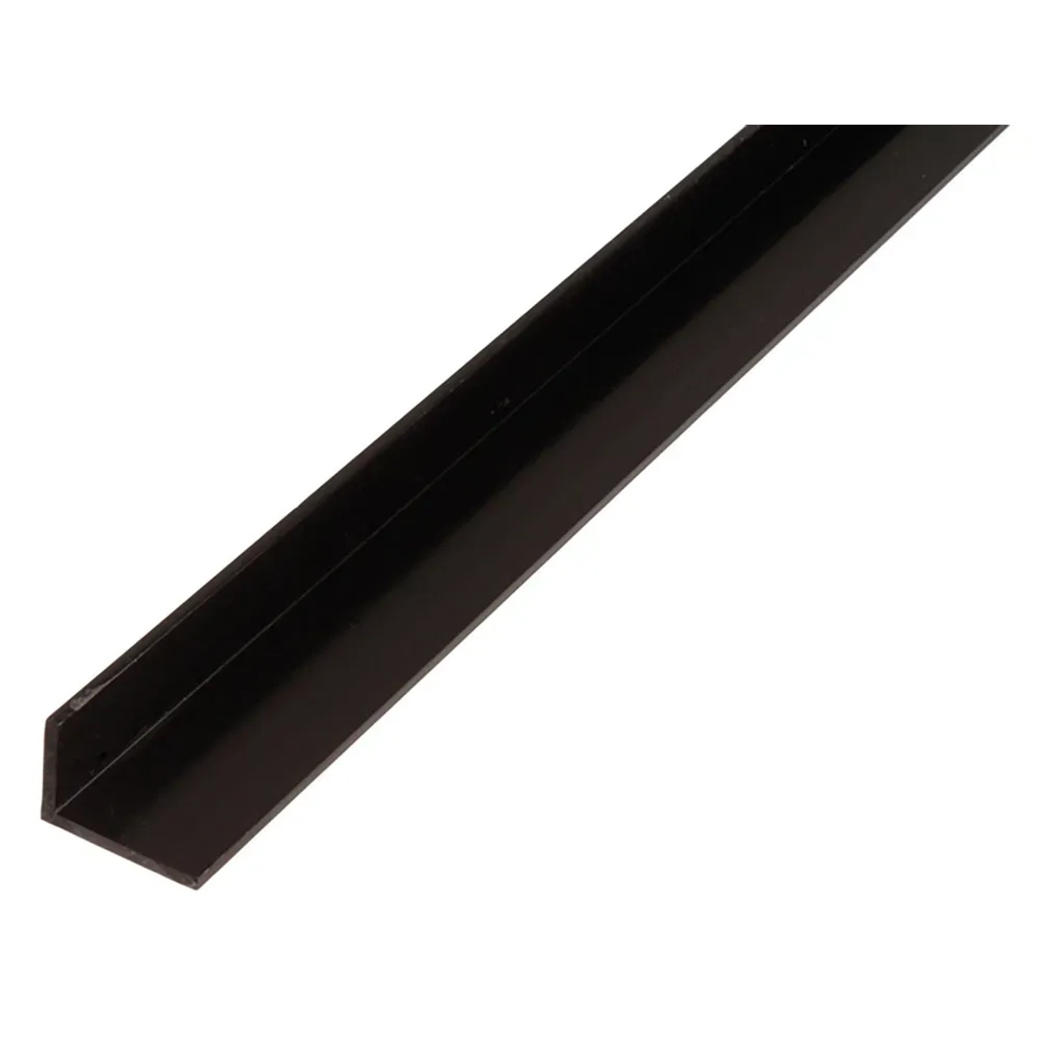GAH Alberts Profil kątowy PCV czarny 10x40mm 2m