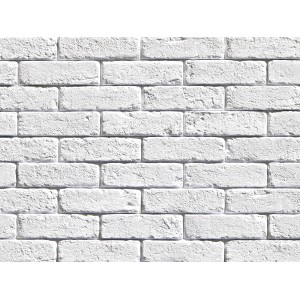 Białe płytki dekoracyjne t.b.t. do wewnątrz i na zewnątrz, efekt muru.