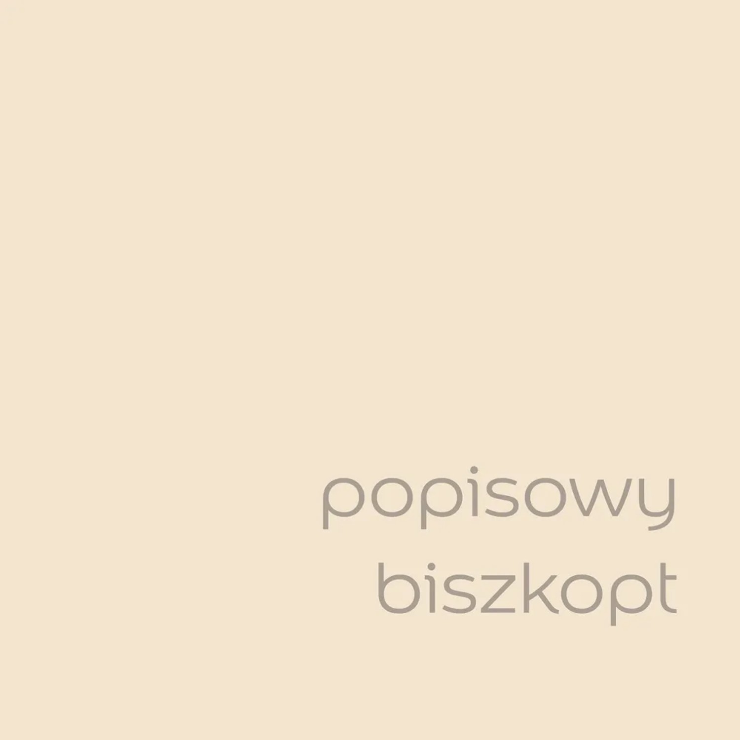 Próbka koloru farby do ścian t.b.t. w odcieniu biszkoptowym.