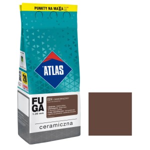 Atlas Fuga Ciemnobrazowy, ciemnobrązowa fuga do płytek w worku.