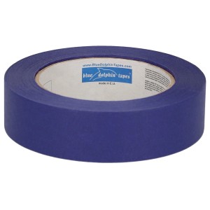 Rolka niebieskiej taśmy malarskiej t.b.t. Taśma maskująca do czystych krawędzi.