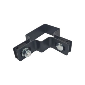 Obejma słupka narożna antracyt mat - 4 x 6 cm