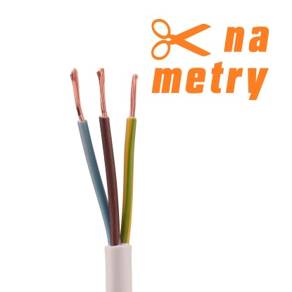 Przewód OMYżo 3x1,0 mm2 300/300 V