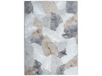 Multidecor Dywan CHARLOTTE liście 80 x150 cm szaro-beżowy Multidecor Dywan CHARLOTTE liście 80 x150 cm szaro-beżowy