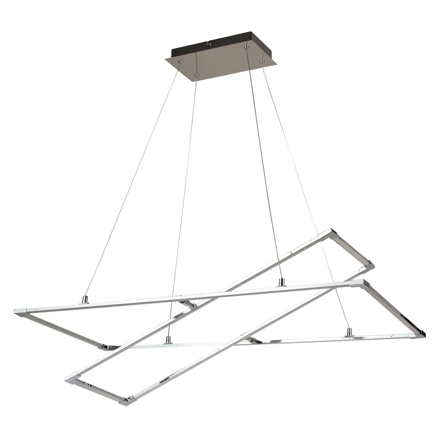 Candellux Lampa wisząca KSEROS 45W 4000K 3800lm chrom