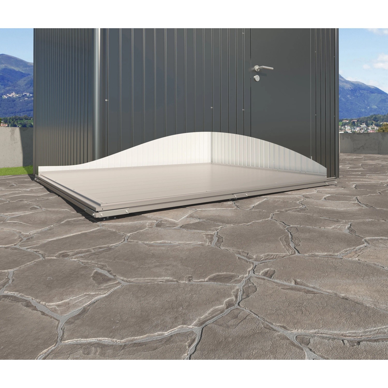 Biohort Smartbase Duży fundament do domku ogrodowego 186 cm x 150 cm x 10 cm