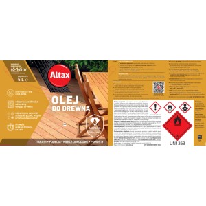 Altax Olej do drewna dąb 5l