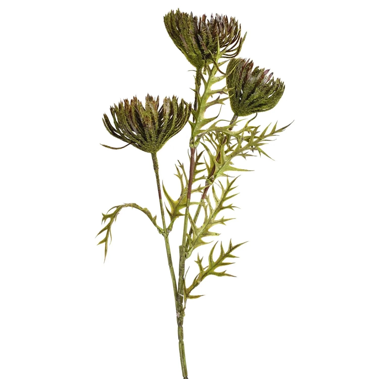 Gałązka dekoracyjna ciemna zieleń - 68 cm
