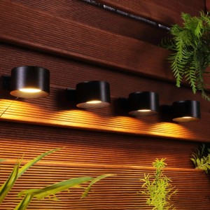 4iQ Zestaw solarnych lamp ściennych PROMIENISTA 0,06W 3000K 4lm IP44, 4 szt.