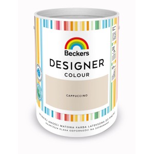 Puszka farby do ścian Beckers Designer Colour, odcień Cappuccino.