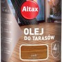 Altax olej do tarasów, odcień cedr, do długotrwałej ochrony i pielęgnacji drewnianych tarasów.