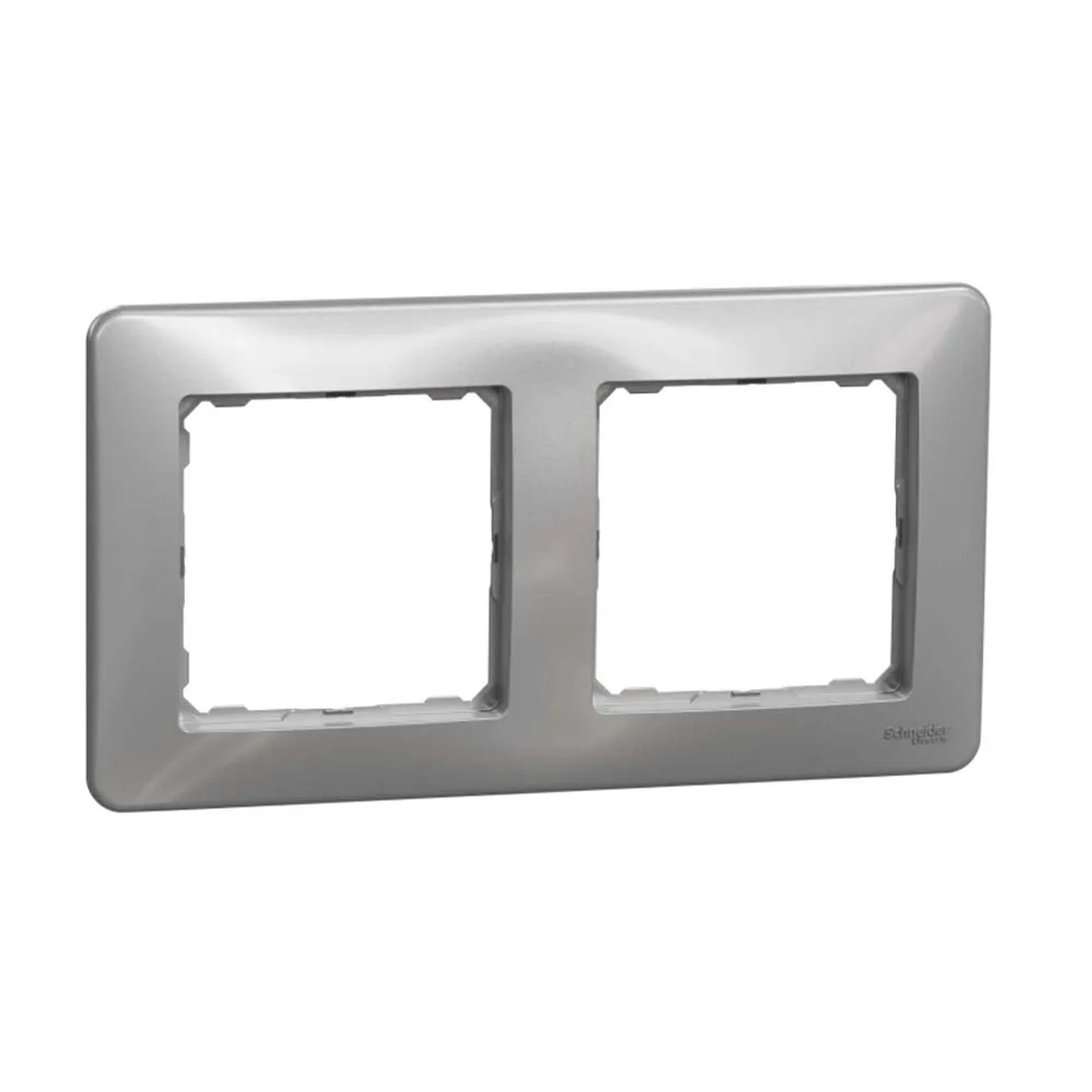 Schneider Electric Ramka Sedna D&E 2-krotna aluminium