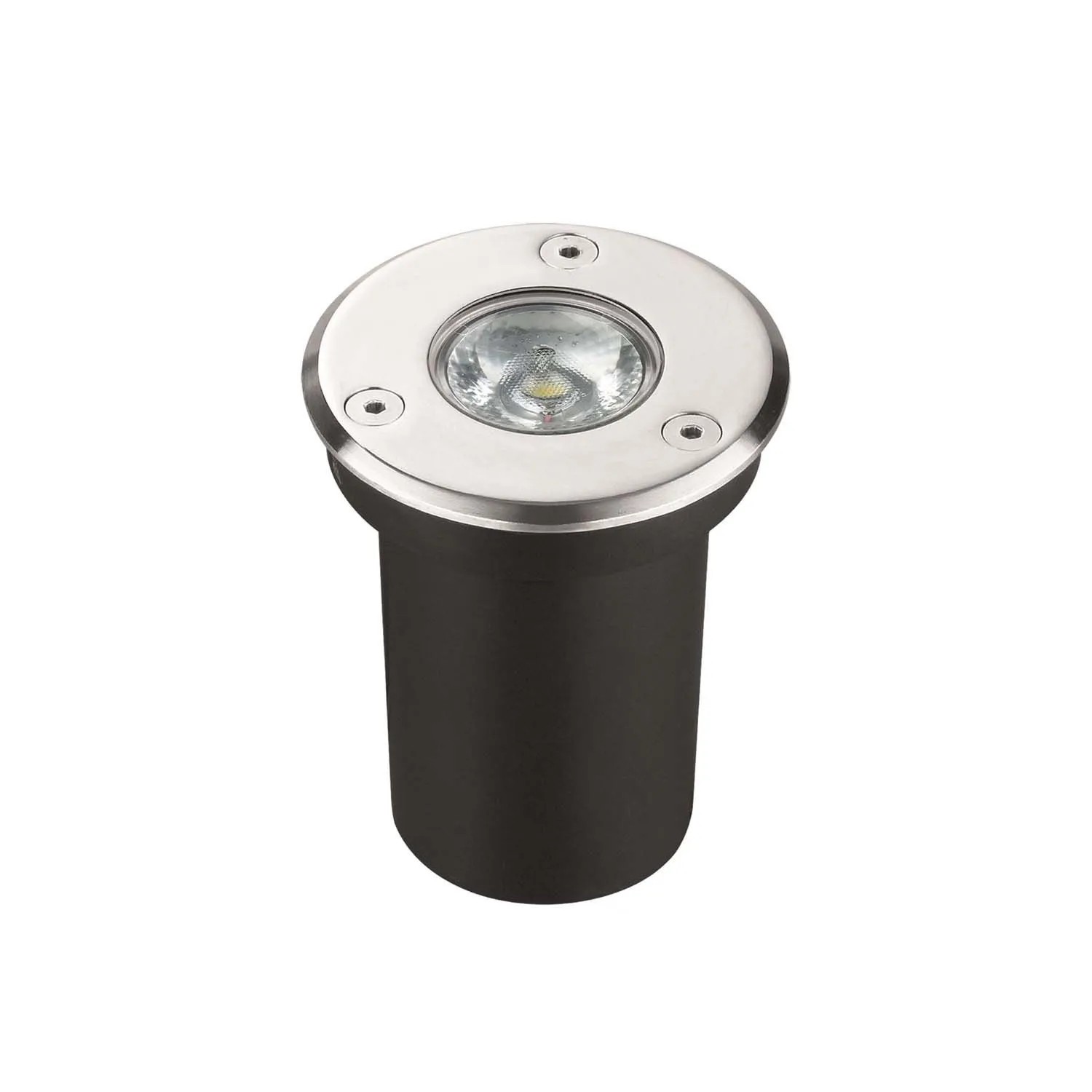 Struhm Lampa ogrodowa do gruntu GAWRA LED 3W 4000K 200lm IP67 matowy chrom