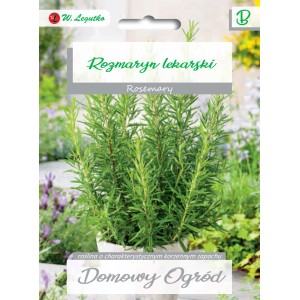 Opakowanie nasion rozmarynu do ogrodu ziołowego.