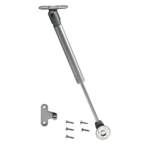 Podpora klapy Hettich 120N z siłownikiem gazowym, 260mm, do montażu frontów meblowych. Zawiera materiał montażowy.