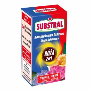 Substral Spray do róż, ochrona 2w1 przed chorobami grzybowymi i owadami.