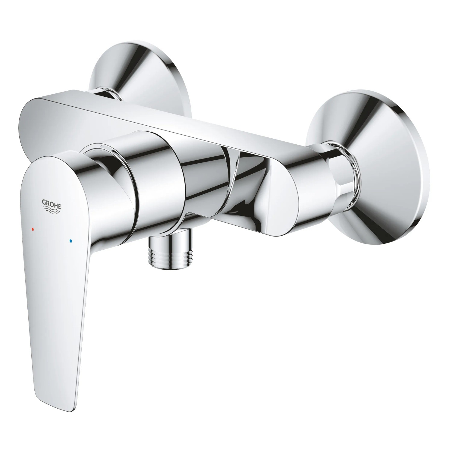 Bateria prysznicowa Grohe QuickFix Start Edge do montażu ściennego, chrom.