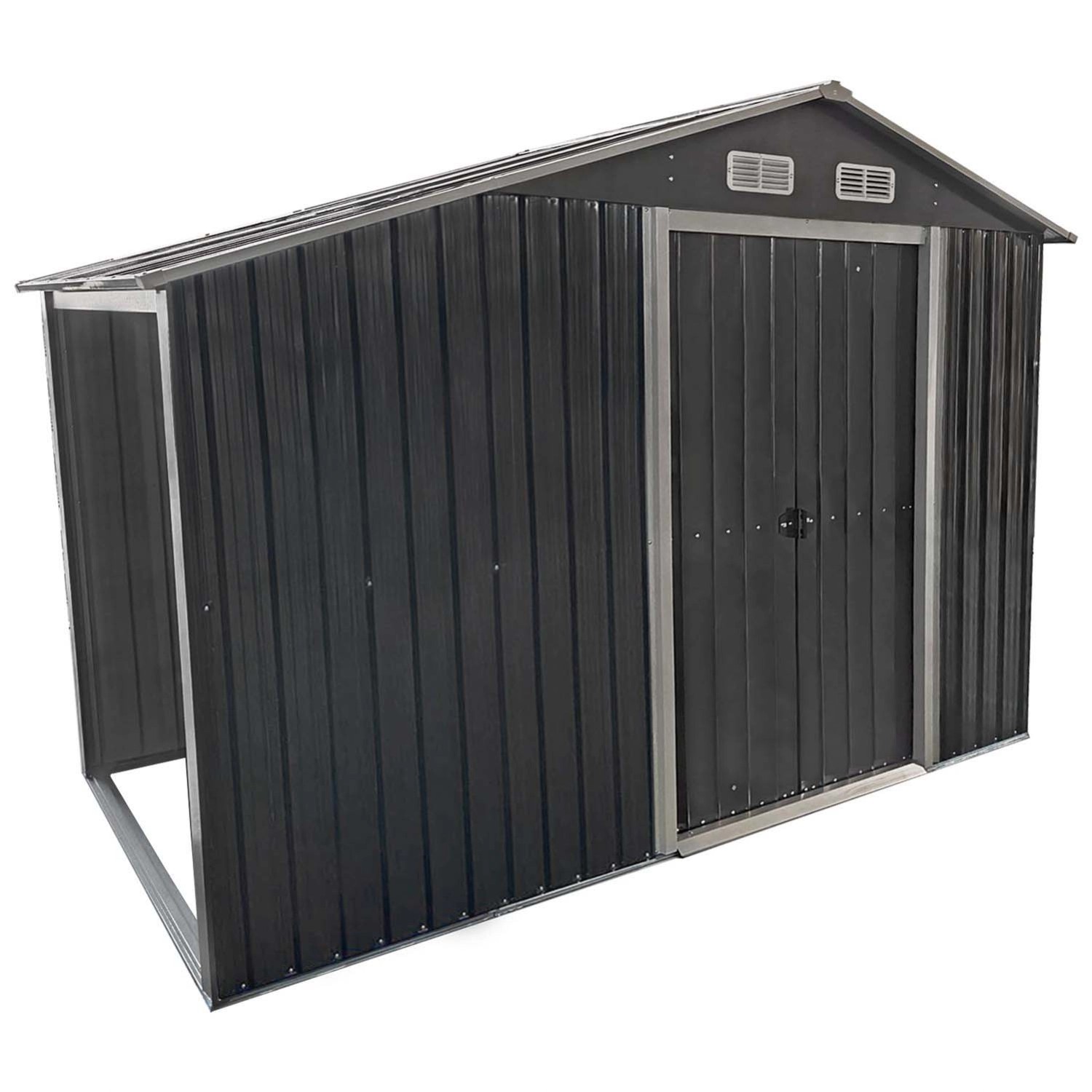 4IQ Stalowa narzędziownia z drewutnią 3,5 m2