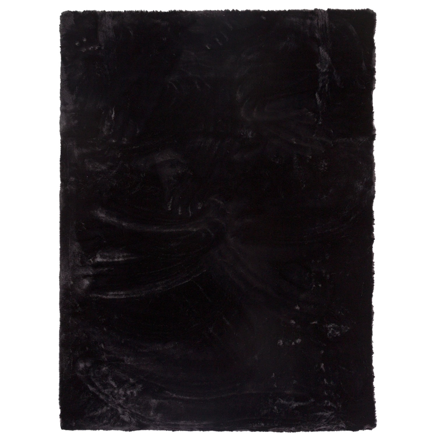 Indavo Dywan RABBIT-FUR 60 x 100 cm czarny