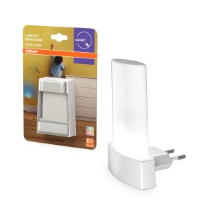 Osram Lunetta Shine LED lampka nocna, RGB, 0,28W, 6000K, z czujnikiem dzień/noc.