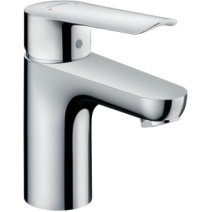 Bateria umywalkowa Hansgrohe Logis E 70, chrom, z korkiem automatycznym.