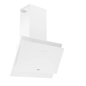 Biały okap ścienny t.b.t. do kuchni.