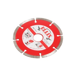 Uniwersalna tarcza diamentowa 115 mm do szlifierek kątowych, do materiałów budowlanych.