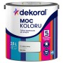 Dekoral farba do wnętrz, jasno szara, 2,5L. Kolorowa farba do ścian.
