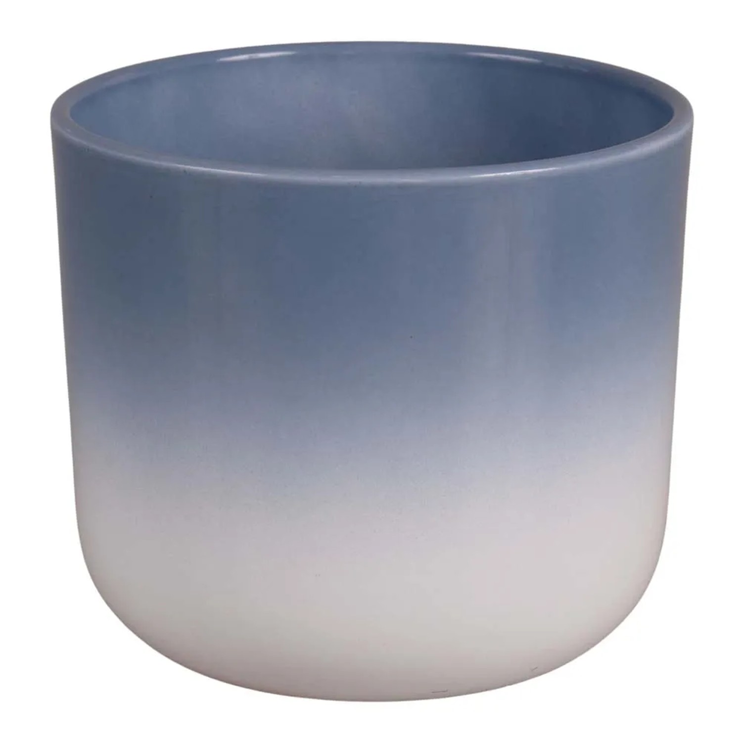 Osłonka Capri niebiesko-biała - 14 cm