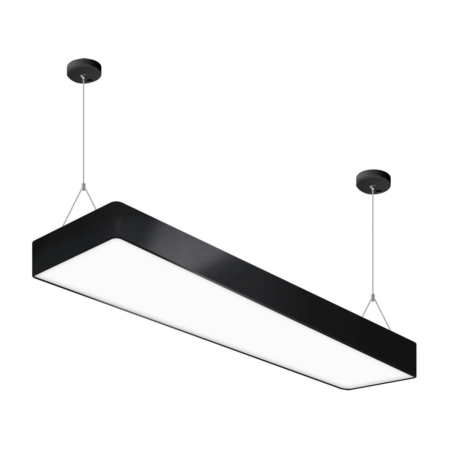 Struhm Lampa wisząca liniowa FLARA LED 24W 4000K 1620lm 60 cm czarna