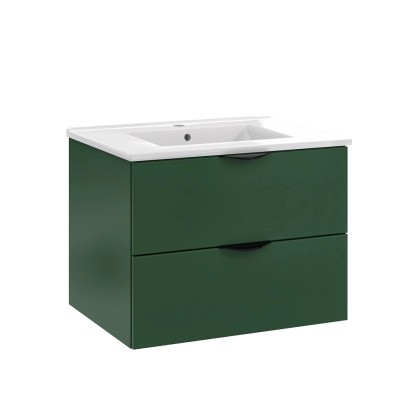 Mirano Zestaw Łazienkowy Vera Ii Szafka Z Umywalką Zieleń 60 Cm