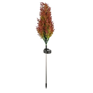 Eko-Light Lampka solarna CYPRESS 3W RGB 120lm IP44 wys. 82cm czerwona