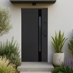 Pantor Drzwi zewnętrzne  stalowe MONACHIUM antracyt 100L