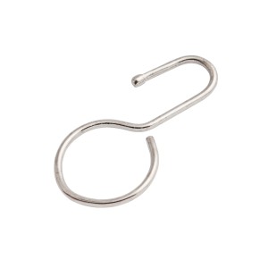 Gardinia haczyk do linki, nikiel, 20 sztuk do zestawów linek napinających do zasłon.
