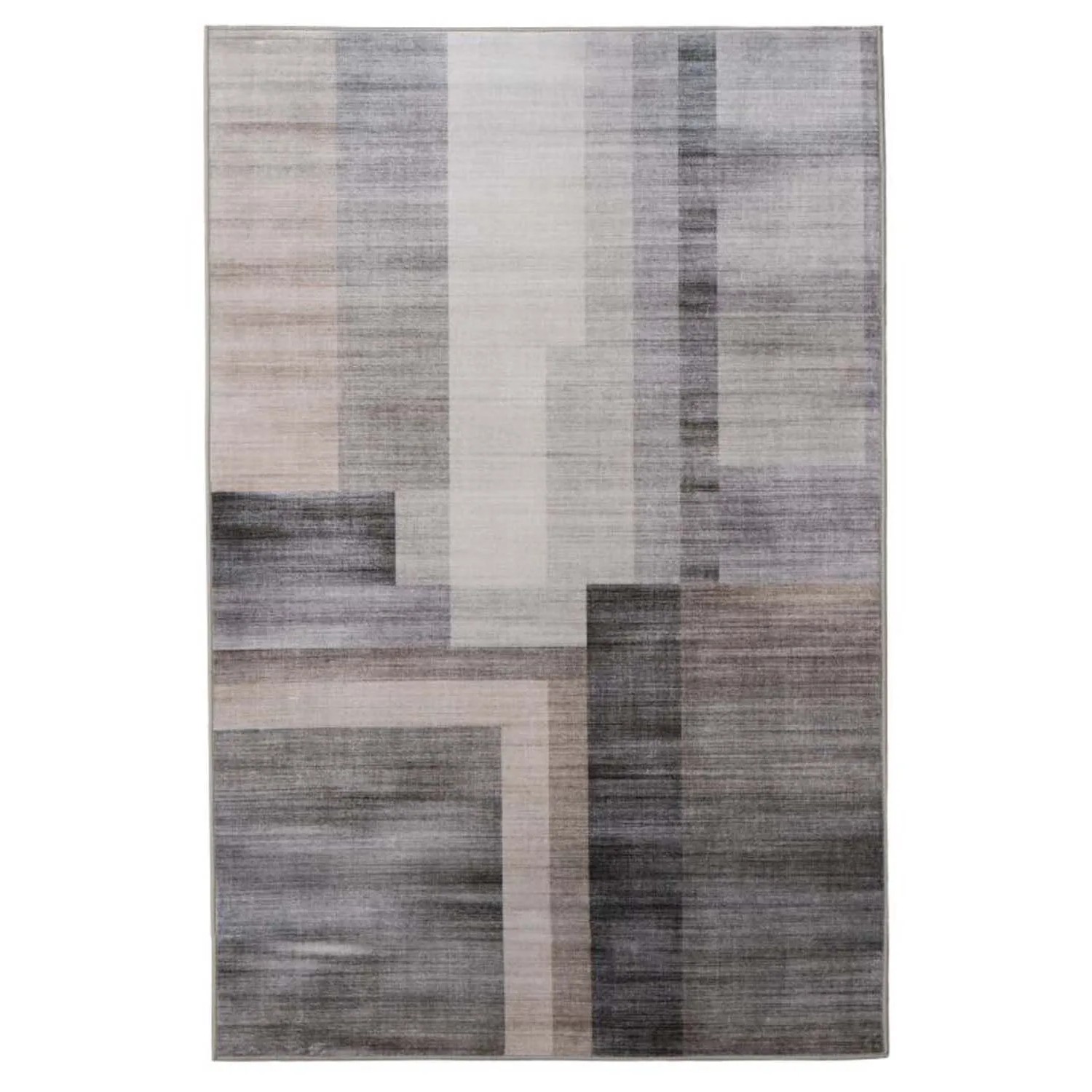 Splendid Dywan drukowany HEIDI mikrofibra 120 x 160 cm szaro-beżowy