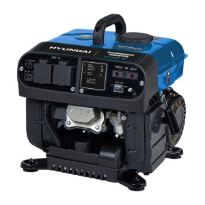 Niebieski agregat prądotwórczy t.b.t. do użytku mobilnego.