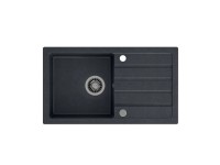 Zlewozmywak Union 111 1-kom. czarny 78x48 cm kupuj w OBI