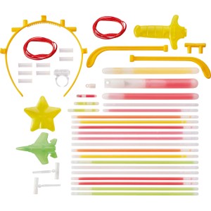 Zestaw imprezowy GLOW STICKS świecące pałeczki 39 el.