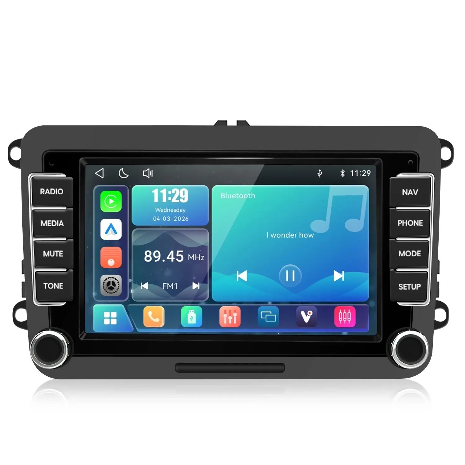 Junsun Radio Samochodowe Do VW Skoda Seat Linux