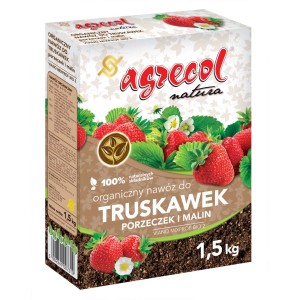Opakowanie nawozu uniwersalnego do truskawek, porzeczek i malin, 1,5 kg.