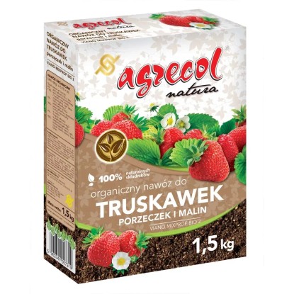Agrecol Nawóz organiczny do truskawek, porzeczek i malin 1,5 kg.