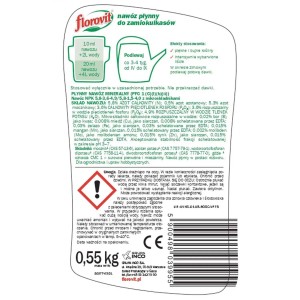 Florovit nawóz płynny do zamiokulkasów, 0,55 kg. Specjalny nawóz do roślin doniczkowych i balkonowych.