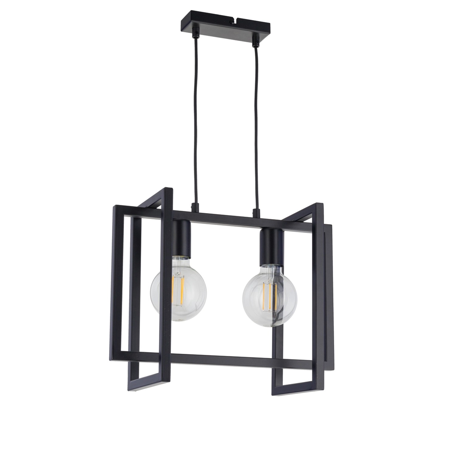 Sigma Lampa Eden 2x60W E27 czarna