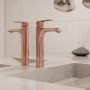 Valvex Bateria umywalkowa wysoka Aurora rosegold_2