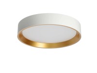 ORO Plafon LED BENTO 36W 4000K 2000lm śr. 49cm biało-złoty