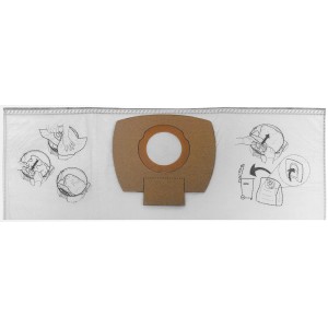 Worek filtrujący Makita P-72899 rozmiar L, 5 sztuk, z włókniny do odkurzaczy. Akcesoria do odkurzaczy.