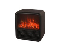 Ferretti Nagrzewnica elektryczna PTC z efektem kominka czarna 1500W Ferretti Nagrzewnica elektryczna PTC z efektem kominka czarna 1500W