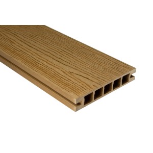 t.b.t. deska tarasowa o wyglądzie drewna, widok szczegółowy strony profilu.