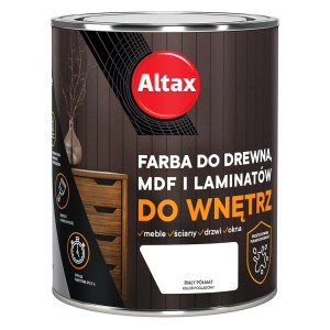 Altax farba do drewna do wnętrz, puszka. Do mebli, ścian, drzwi i okien.