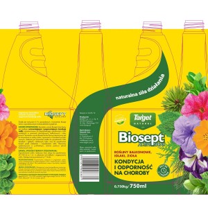 Biosept Active Spray do wzmacniania roślin, butelka 750ml.
